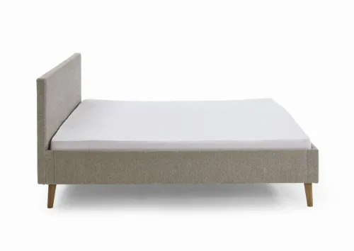 Polsterbett Kreta | Flausch | taupe | 180 x 200 cm