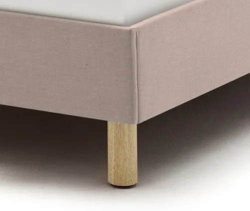 Polsterbett Lena | altrosa | 140 x 200 cm