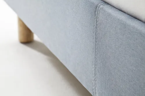 Polsterbett Lena | eisblau | 120/140 x 200 cm | verschiedene Größen