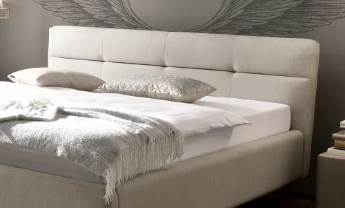 Polsterbett Lotte inkl. Bettkasten | beige | 140/160/180 x 200 cm | verschiedene Größen