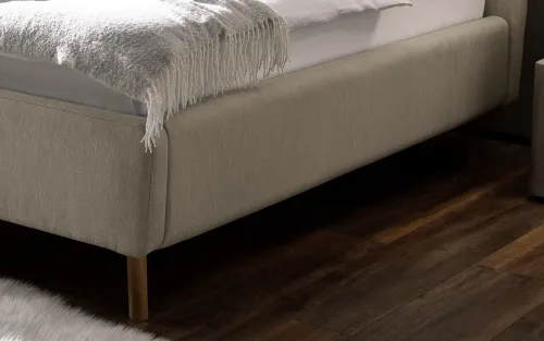 Polsterbett Lotte inkl. Bettkasten | beige | 180 x 200 cm