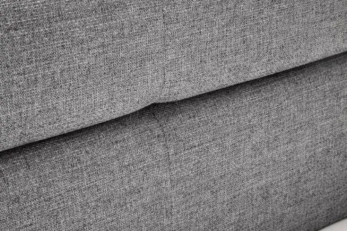 Polsterbett Lotte inkl. Bettkasten | grau | 180 x 200 cm