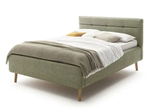 Polsterbett Lotte inkl. Bettkasten | grün | 140/160/180 x 200 cm | verschiedene Größen