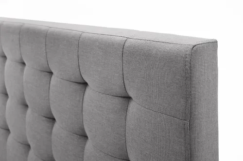 Polsterbett Malin | hellgrau | 120/140 x 200 cm | verschiedene Größen