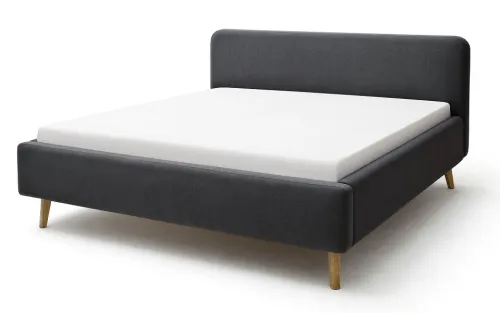 Polsterbett Mattis | anthrazit | 140/160/180 x 200 cm | verschiedene Größen