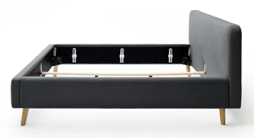 Polsterbett Mattis | anthrazit | 140/160/180 x 200 cm | verschiedene Größen