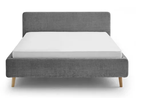 Polsterbett Mattis | anthrazit 3 | 180 x 200 cm | mit Lattenrost & Bettkasten