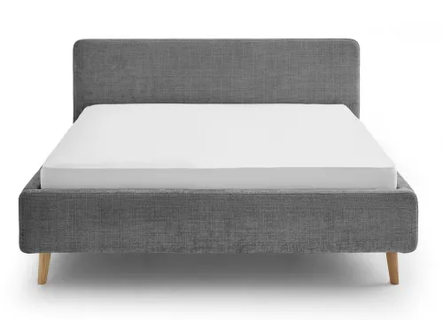 Polsterbett Mattis | anthrazit 3 | 180 x 200 cm | mit Lattenrost & Bettkasten