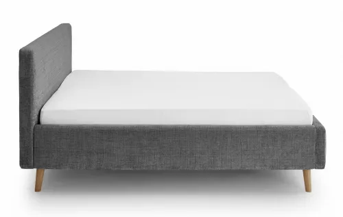 Polsterbett Mattis | anthrazit 3 | 180 x 200 cm | mit Lattenrost & Bettkasten