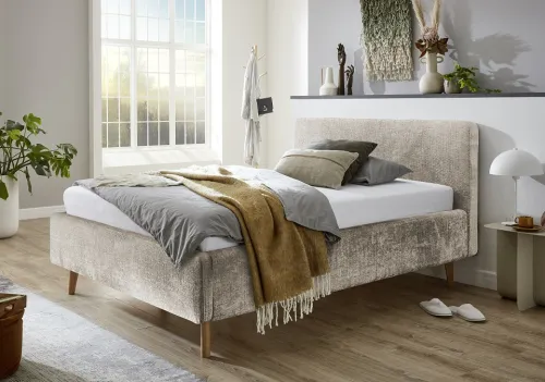 Polsterbett Mattis | beige 3 | 140/160/180 x 200 cm | verschiedene Größen