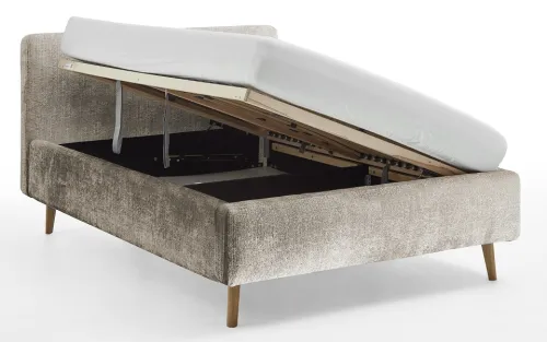 Polsterbett Mattis | beige 3 | 140/160/180 x 200 cm | verschiedene Größen