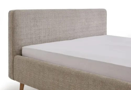 Polsterbett Mattis | beige 3 | 140 x 200 cm | ohne Lattenrost & Bettkasten