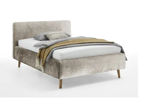 Polsterbett Mattis | beige 3 | 160 x 200 cm | ohne Lattenrost & Bettkasten