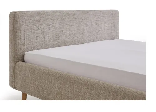 Polsterbett Mattis | beige 3 | 180 x 200 cm | mit Lattenrost & Bettkasten