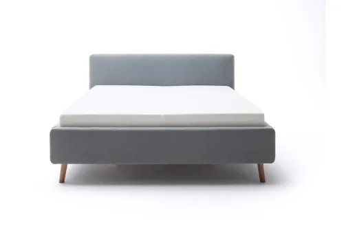 Polsterbett Mattis | eisblau | 140/160/180 x 200 cm | verschiedene Größen