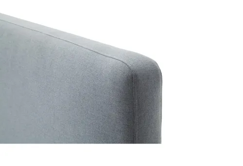 Polsterbett Mattis | eisblau | 140 x 200 cm | ohne Lattenrost & Bettkasten