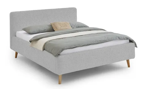 Polsterbett Mattis | grau 2 Flausch | 140/160/180 x 200 cm | verschiedene Größen