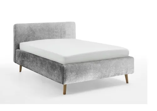 Polsterbett Mattis | grau 3 | 140 x 200 cm | mit Lattenrost & Bettkasten