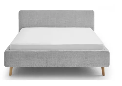 Polsterbett Mattis | grau 3 | 180 x 200 cm | ohne Lattenrost & Bettkasten