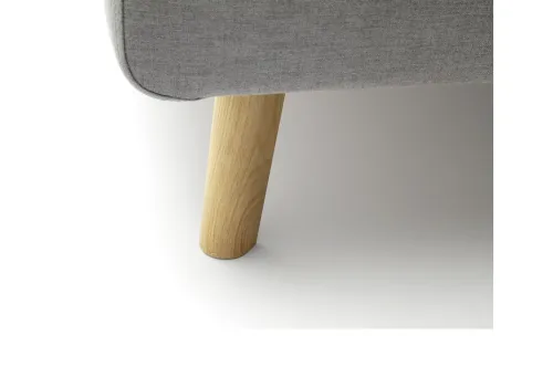 Polsterbett Mattis | hellgrau | 160 x 200 cm | ohne Lattenrost & Bettkasten