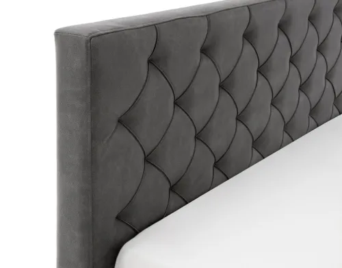 Polsterbett San Remo inkl. Bettkasten | anthrazit | 160/180 x 200 cm | verschiedene Größen