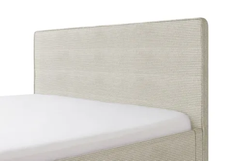 Polsterbett Twister | Cord | beige | 140 x 200 cm