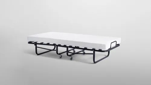 Raumsparbett Book | inkl. Matratze | schwarz | 80x190