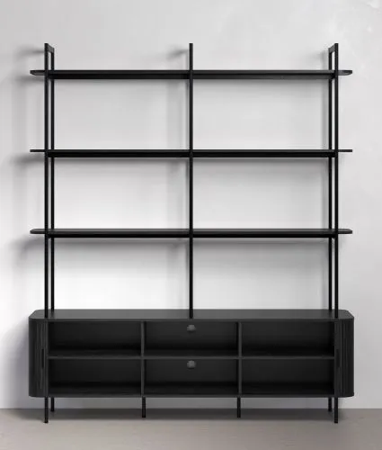 Regal Standregal Ronin 1 | Esche schwarz