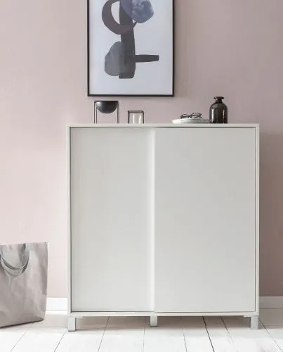 Schiebetürenschrank Lumen | mit 2 Türen | weiß