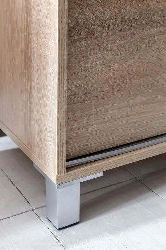 Schiebetürenschrank Sonoma | mit 2 Türen | braun