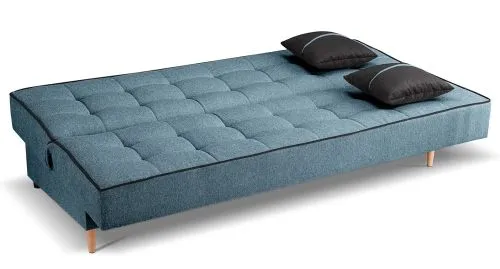 Schlafsofa 3-Sitzer Bono | 199cm | Strukturstoff | blau