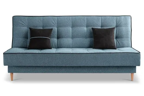 Schlafsofa 3-Sitzer Bono | 199cm | Strukturstoff | blau