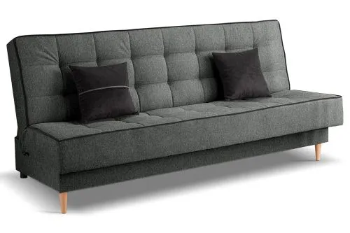 Schlafsofa 3-Sitzer Bono | 199cm | Strukturstoff | grau