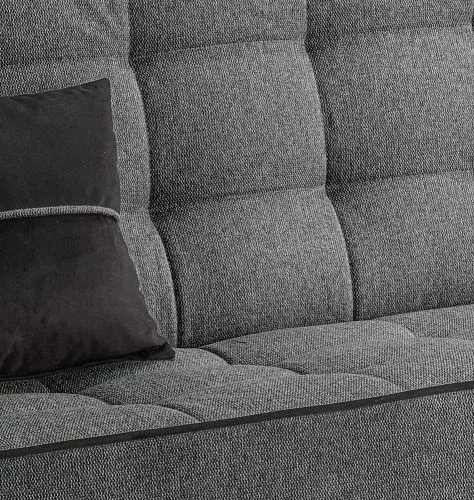 Schlafsofa 3-Sitzer Bono | 199cm | Strukturstoff | grau
