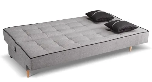 Schlafsofa 3-Sitzer Bono | 199cm | Strukturstoff | hellgrau