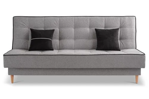 Schlafsofa 3-Sitzer Bono | 199cm | Strukturstoff | hellgrau