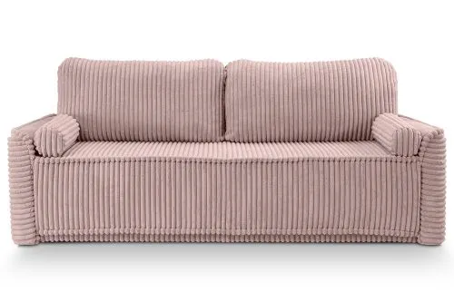 Schlafsofa 3-Sitzer Grubs | 225cm | Cord | rosa