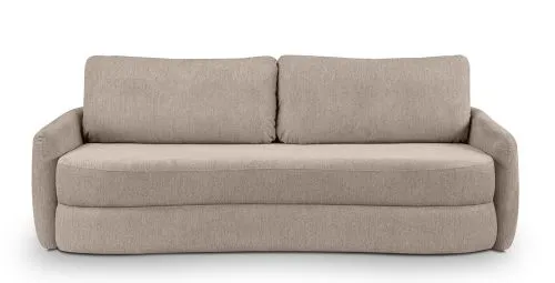 Schlafsofa Diana 3-Sitzer | 231cm | Strukturstoff | beige