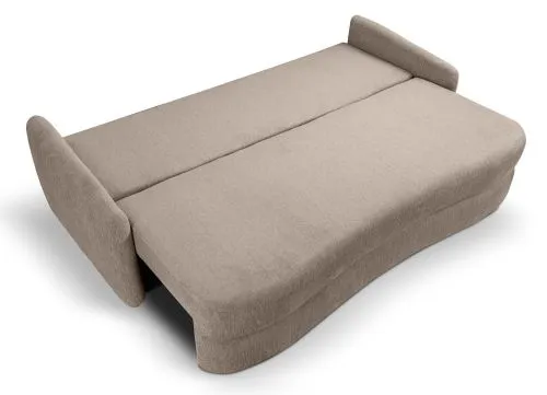 Schlafsofa Diana 3-Sitzer | 231cm | Strukturstoff | beige