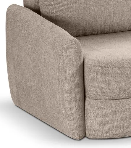 Schlafsofa Diana 3-Sitzer | 231cm | Strukturstoff | beige