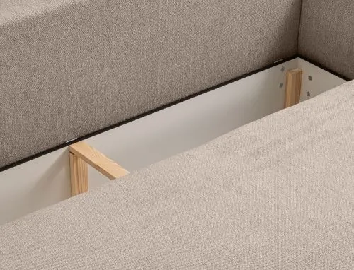 Schlafsofa Diana 3-Sitzer | 231cm | Strukturstoff | beige