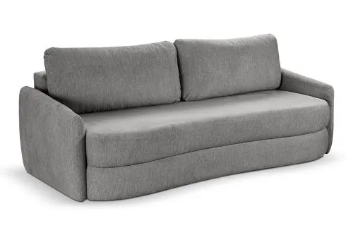 Schlafsofa Diana 3-Sitzer | 231cm | Strukturstoff | grau
