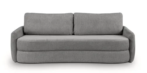 Schlafsofa Diana 3-Sitzer | 231cm | Strukturstoff | grau