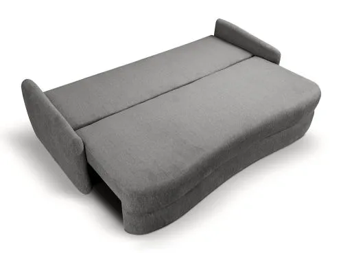 Schlafsofa Diana 3-Sitzer | 231cm | Strukturstoff | grau