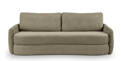Schlafsofa Diana 3-Sitzer | 231cm | Strukturstoff | grün