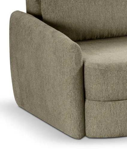 Schlafsofa Diana 3-Sitzer | 231cm | Strukturstoff | grün