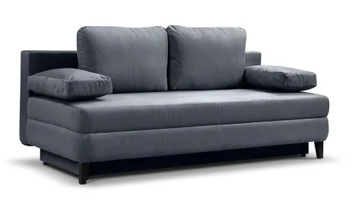 Schlafsofa Sorto 2,5-Sitzer | 200cm | Cord | blau-grau