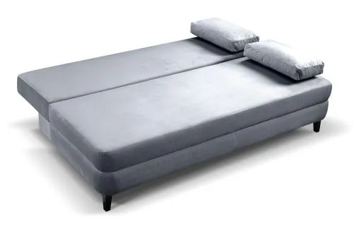 Schlafsofa Sorto 2,5-Sitzer | 200cm | Cord | blau-grau