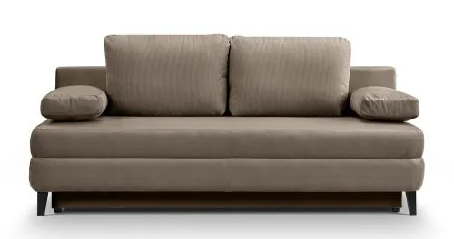 Schlafsofa Sorto 2,5-Sitzer | 200cm | Cord | braun-beige