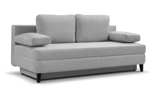 Schlafsofa Sorto 2,5-Sitzer | 200cm | Cord | hellgrau